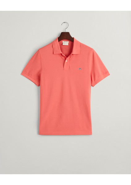 Erkek Pembe Regular Fit Logolu Polo 2210.628