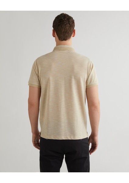 Erkek Bej Regular Fit Logolu Polo 2424121T.239 fiyatları