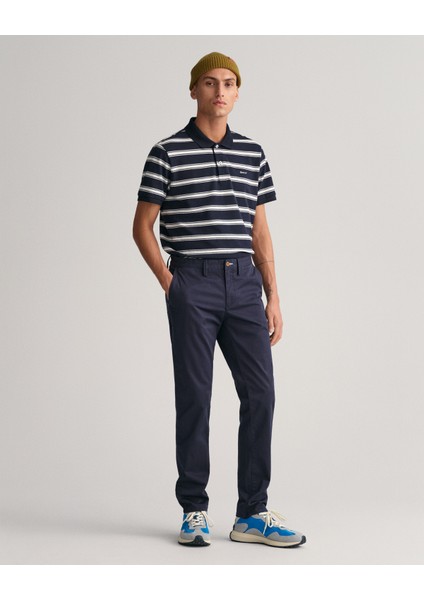 Erkek Lacivert Slim Fit Pantolon 1505221.410