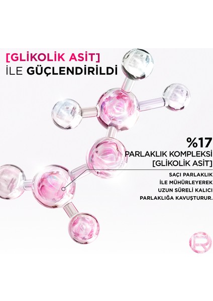 L'Oréal Paris Elseve Glycolic Gloss Parlaklığı Saça Mühürleyen Laminasyon 5 Dakikada Durulanan Bakım 200ML