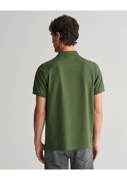 Erkek Yeşil Regular Fit Logolu Polo 2210.313 modelleri