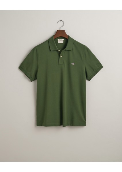 Erkek Yeşil Regular Fit Logolu Polo 2210.313 fırsatları