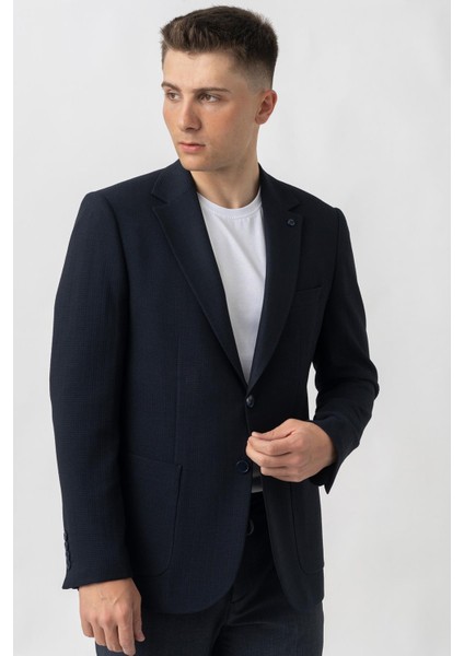 Aarau C4001 Regular Fit 6 Drop Likralı Gofre Ceket Desenli modelleri