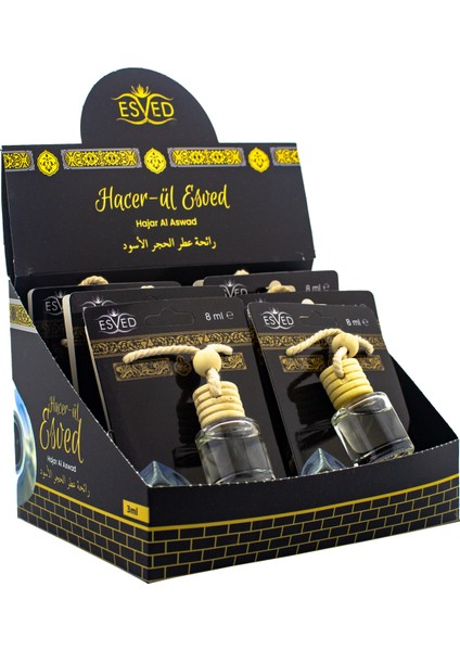 Hacerül Esved Kokusu Araba Kokusu 8ml 12LI