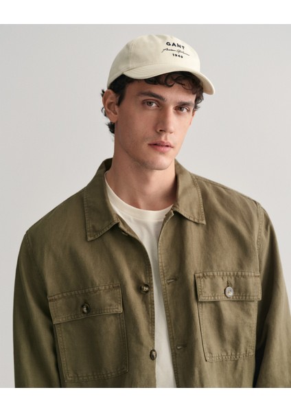 Unisex Krem Logolu Şapka 9900223.130