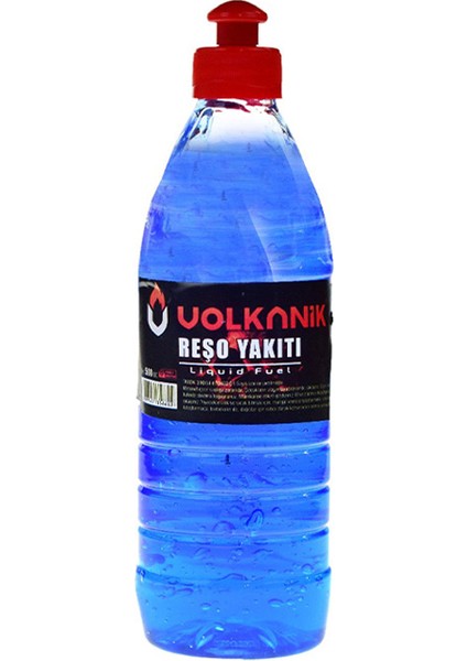 Büyük Boy Osmanlı Ocağı + Volkanik 500ML Jel Yakıt + 200ML Teneke Yakıt