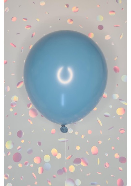 Retro Deep Blue Lateks Balon 12 Inç Retro Renk Balonlar 10 Lu