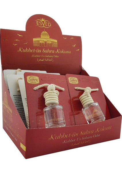 Kubbetüs Sahra Kokusu Araba Kokusu 8ml 12LI
