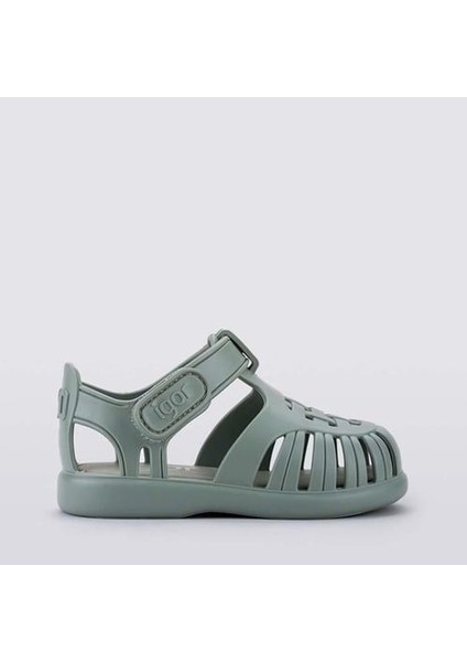 Tobby Solid - Nuevo Verde Çocuk Cırtlı Sandalet fiyatları