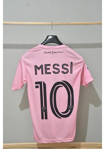 Messi Yeni Takım Inter Pembe Halı Saha Forması Yetişkin