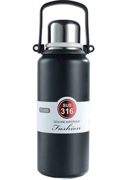 Paslanmaz Çelik Spor Su Şişesi Basit Taşınabilir Yalıtım Kabı (Yurt Dışından)