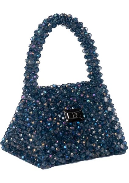 Xdearjulia Mercury Crystal Bag Özel Üretim %100 El Işçiliğiyle Hazırlanmış Kadın Şık Party Çanta