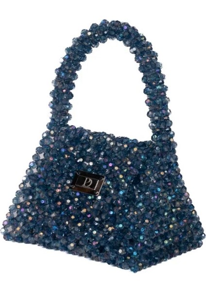 Xdearjulia Mercury Crystal Bag Özel Üretim %100 El Işçiliğiyle Hazırlanmış Kadın Şık Party Çanta