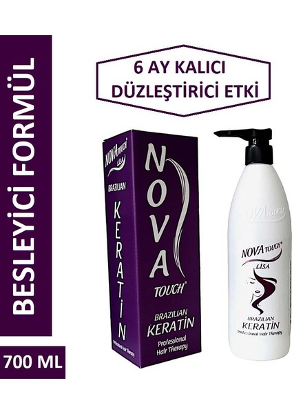 Brezilya Fönü Keratini Besleyici Etkiyle 700 ml Tüm Saçlar İçin Uygun