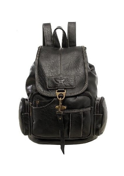 Yingoak Kadın Sırt Çantası - Siyah (Yurt Dışından)