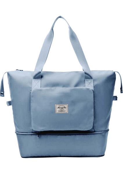 Hong Store Su Geçirmez Katlanabilir Seyahat Çantası -Mavi (Yurt Dışından)