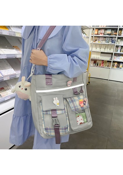 Tek Omuz Messenger Çanta Kadın Büyük Kapasiteli Sevimli Çanta (Yurt Dışından)