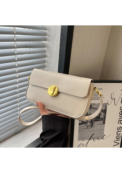 Messenger Çanta Metal Zincir Kadın Çantası Küçük Kare Çanta Çanta (Yurt Dışından)