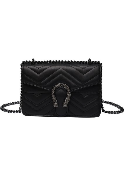 Nakışlı Iplik Zincir Omuz Çapraz Askılı Küçük Kare Çanta (Yurt Dışından) fiyatları