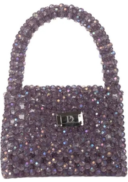 Xdearjulia Mercury Crystal Bag Özel Üretim %100 El Işçiliğiyle Hazırlanmış Kadın Şık Party Çanta