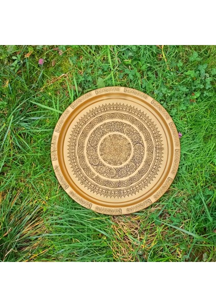 50 cm Sarı Pirinç Sini