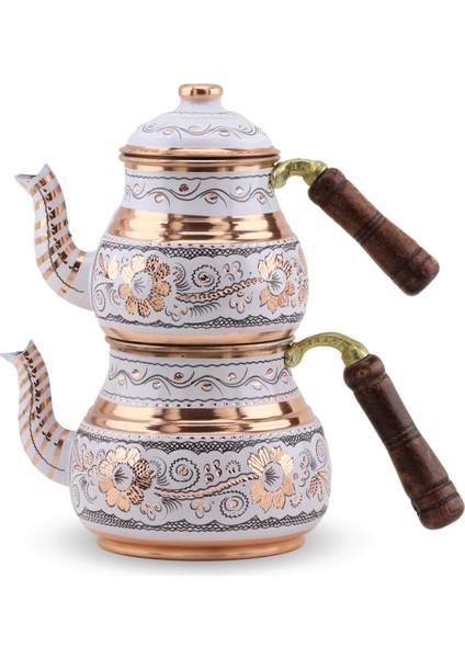 Middle Royal Bakır Çaydanlık 2,5 Lt