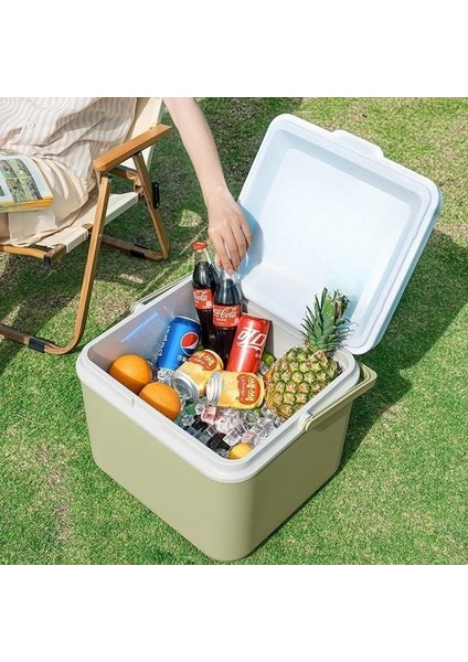 Soğuk Kutusu Buz Kutusu Yemek ve Iç Taşınabilir Dışarı Picnic Ev Kampı Yolculuğu Için Taze Dondurucu (Yurt Dışından)