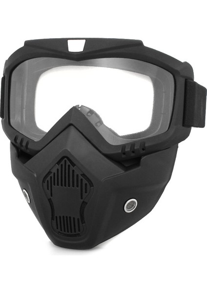 Gözlüklü Motocros Glasses Adjustable Motorcycle Goggles Breathable Full Face Protective (Yurt Dışından)