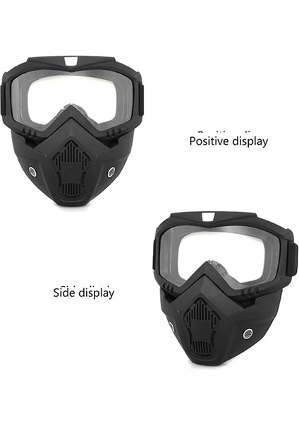 Gözlüklü Motocros Glasses Adjustable Motorcycle Goggles Breathable Full Face Protective (Yurt Dışından) fiyatları
