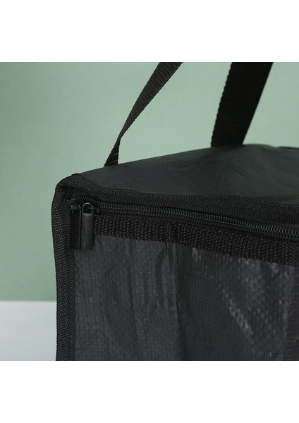 Insüllendirilmiş Araba Taşınabilir Öğle Yemeği Cooler Folding Insulated Picnic Ice Bag Zipper Picnic Camping Tin Foil Food Bag (Yurt Dışından)
