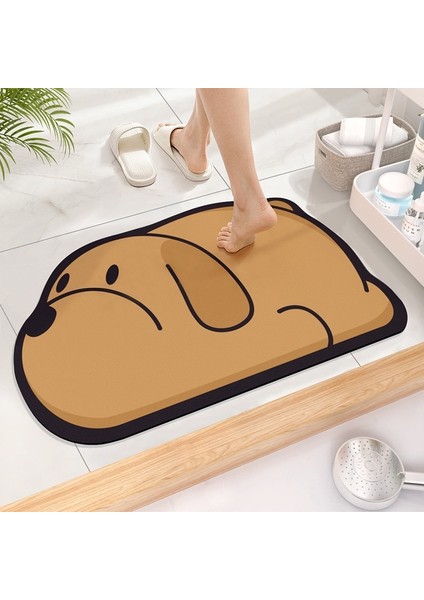 Shenzhen Xin Xin Şirin Diatom Süper Emici Banyo Mat Cartoonjee - Slip Quick - Bath Mat Mat Kat Mat (Yurt Dışından)