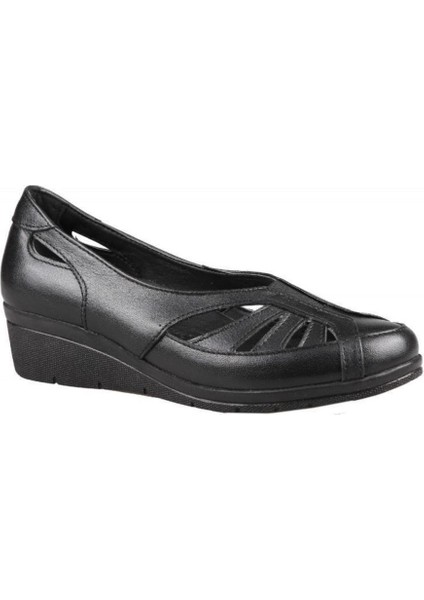 7022 Kadın Deri Anne Comfort Ayakkabı Siyah fiyatları