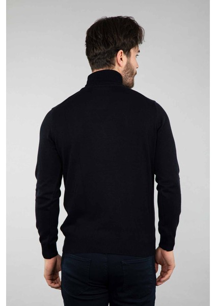 Klasik Kalıp Basic Tam Balıkçı Yaka Triko-T1004