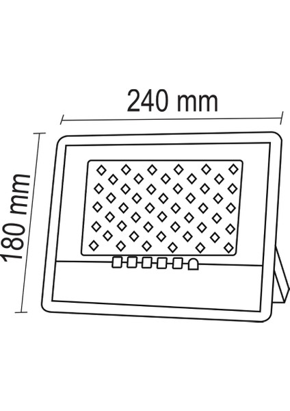 N&D Lighting Forlife 100 Watt Güneş Enerjili Solar Projektör