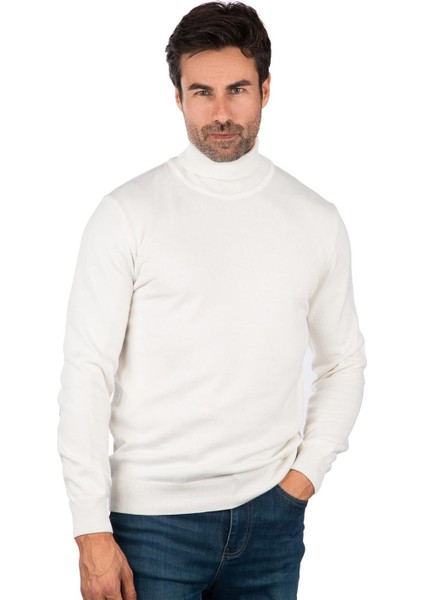 Klasik Kalıp Basic Tam Balıkçı Yaka Triko-T1004