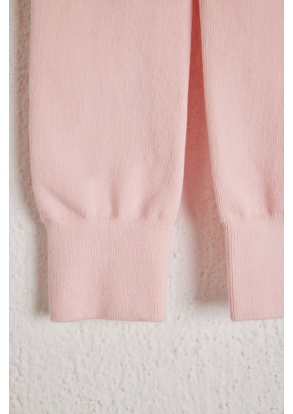 Lastik Detaylı Çocuk Tayt Açık Pembe fiyatları