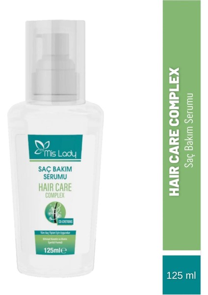 Saç Bakım SERUM(125ML) Biotin-Keratin-Argan-Yoğunlaştırılmış Etki