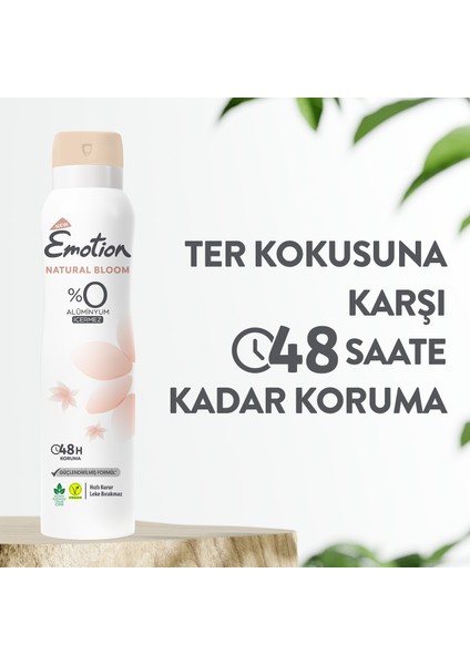 Natural Bloom Kadın Deodorant 6 x 150 ml