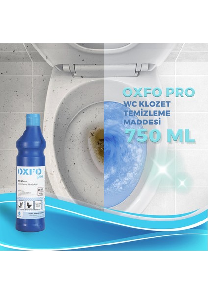 Oxfopro 3'lü Temizlik Seti Lavabo Açıcı Leke Çıkarıc Wc Klozet Temizleyici