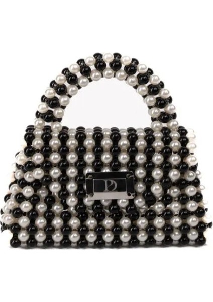Xdearjulia Mini Pearly Bag Özel Üretim %100 El Işçiliğiyle Hazırlanmış Kadın Şık Party Çanta
