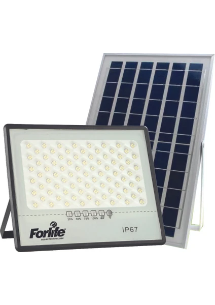 N&D Lighting Forlife 200 Watt Güneş Enerjili Solar Projektör