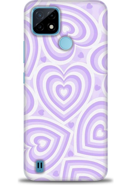 Realme C21 Uyumlu Kılıf Hd Kalite Desenli Baskılı Kılıf - F (37)