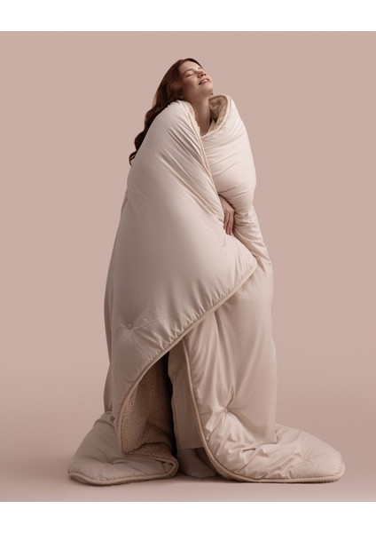 Bastien Çift Kişilik Yorgan - Bej fiyatları