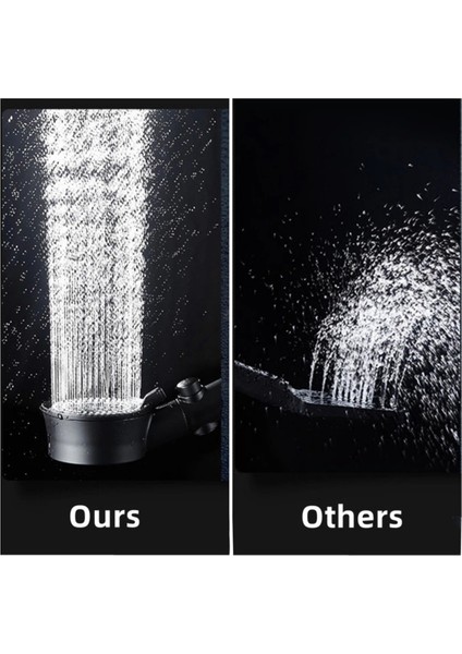 Tekno Trust Turbo Fan 5 Fonksiyonlu Siyah Duş Başlığı El Duşu Handshower indirimleri