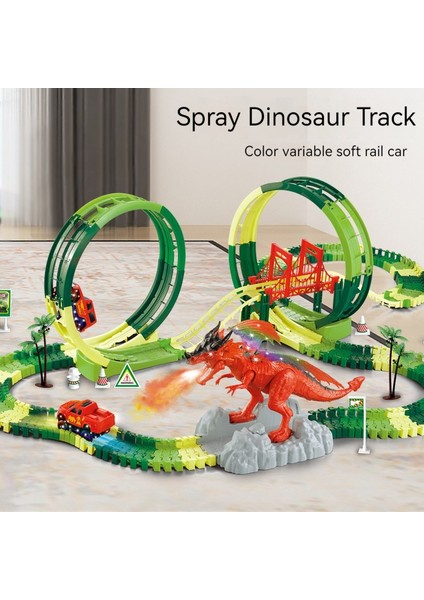 Sprey Ses ve Işık Dinozor Parça Araba Montajı 360 Dönen Parça Oyuncak ARABA-130 (Yurt Dışından) fiyatları