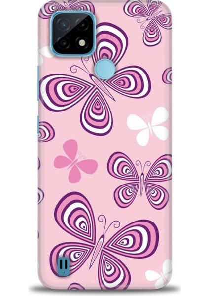 Realme C21 Uyumlu Kılıf Hd Kalite Desenli Baskılı Kılıf - x (37)