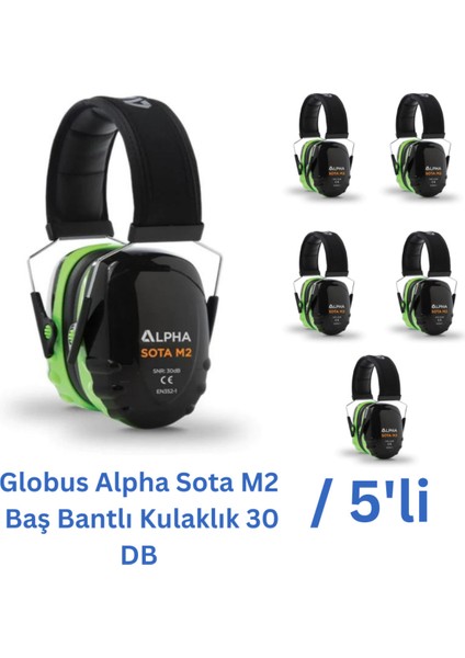 Alpha Sotam2 Baş Bantlı Kulaklık 30 Db - 5 Adet