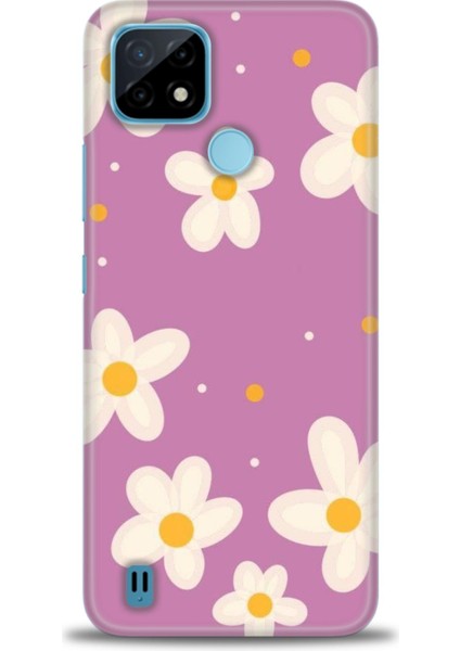 Realme C21 Uyumlu Kılıf Hd Kalite Desenli Baskılı Kılıf - W (37)