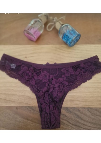 Arkası Dantelli Bikini Model Külot 5'li