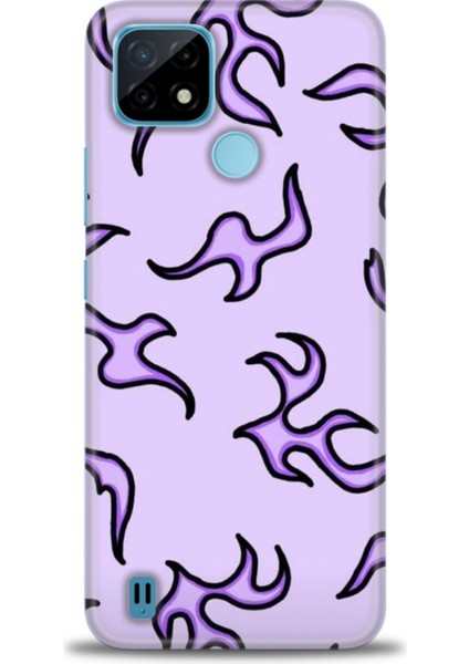 Realme C21 Uyumlu Kılıf Hd Kalite Desenli Baskılı Kılıf - D (37)